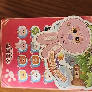 BB3 Baby Three animals PlushToy Verified Pink Bunny - #1